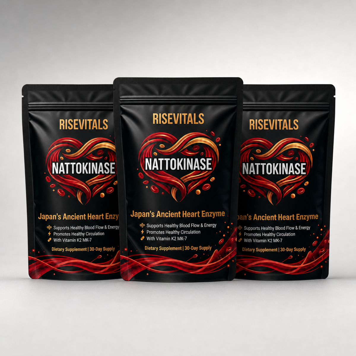 Nattokinase + K2 | 4,000 FU - 3 Items